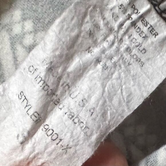 Unbranded  Black and White Patterned Flare Pants Size Small - Picture 6 of 6